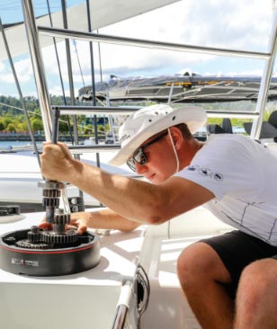 Meridian Adventure Cadet operating yacht equipment